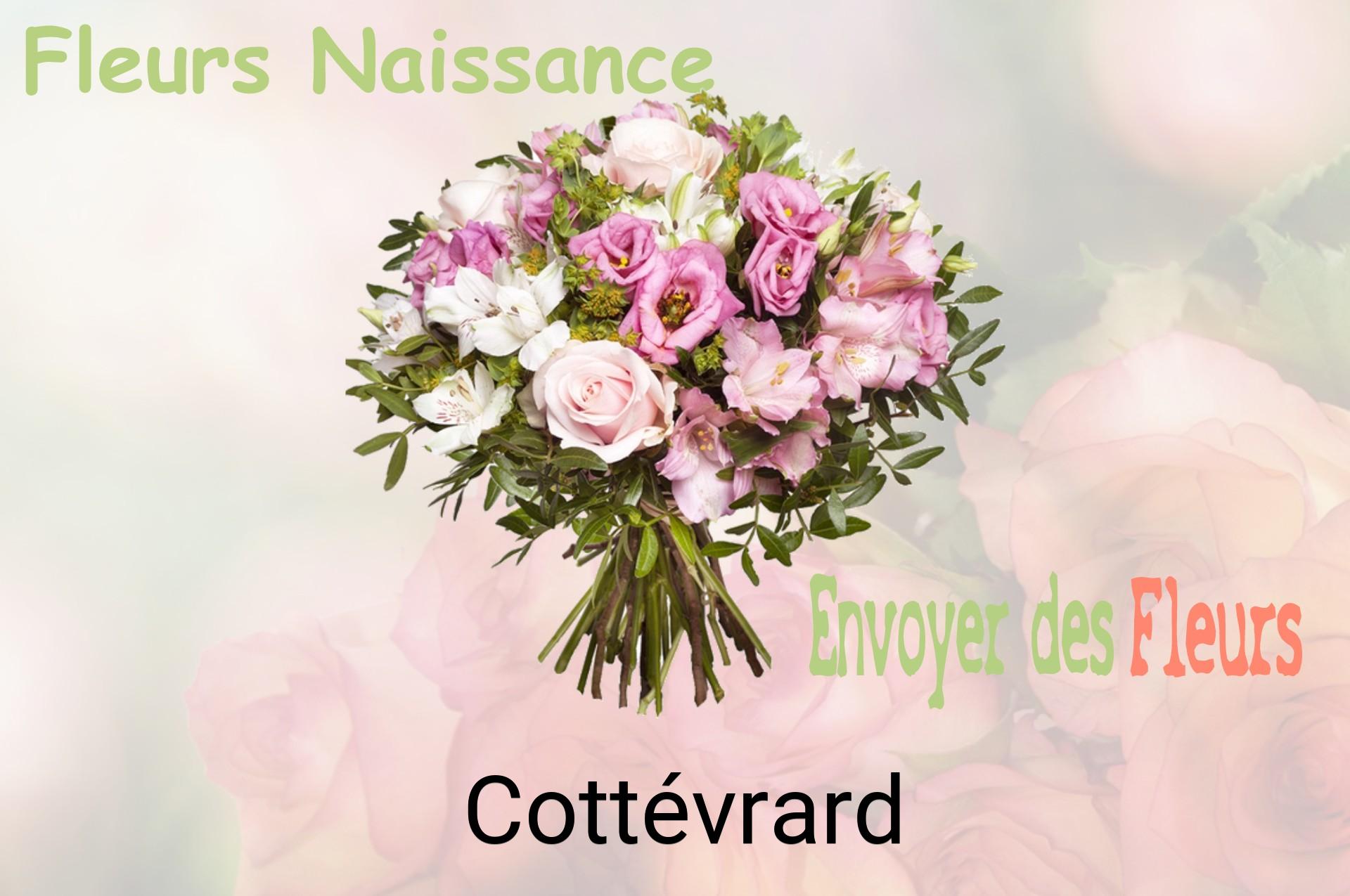 Bouquet de fleurs de naissance livré à Cottévrard